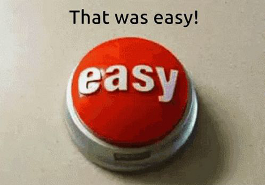 That was easy!