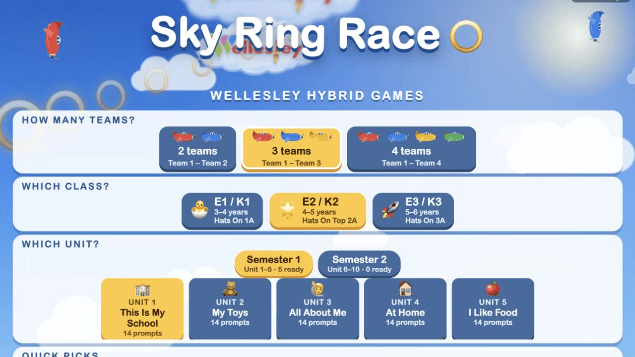 Sky Ring Race game preview