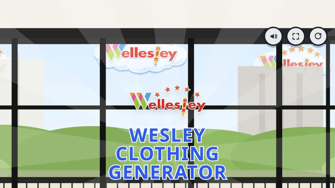 Wellesley Clothes Generator game preview